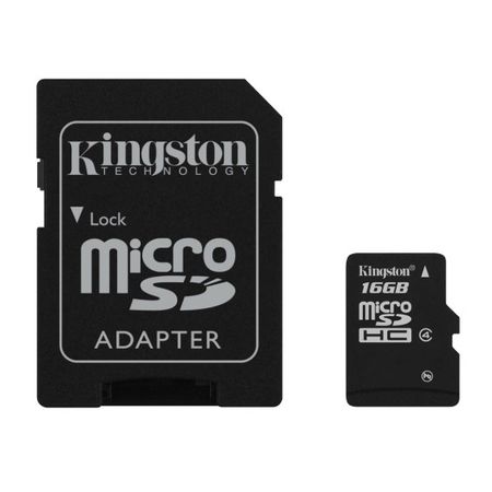 Cartao-de-Memoria-Kingston-16GB-MicroSDHC-com-Adaptador-SD--classe-4-